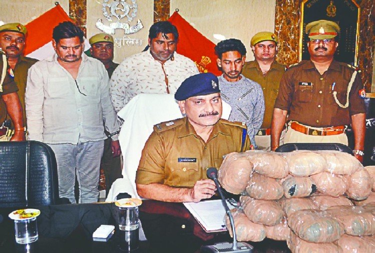 मेरठ पुलिस ने 21 किलो चरस के साथ तीन सौदागर दबोचे, कई राज्यों में फैला है नेटवर्क