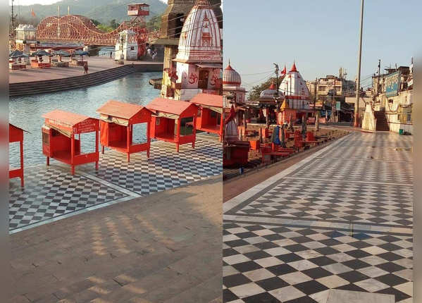 हर की पौड़ी कभी इतनी खाली देखी?
