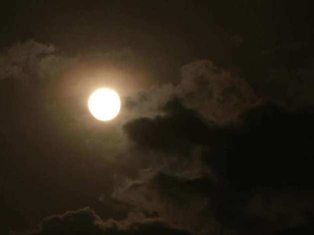 भारत के आसमान में ‘सुपर पिंक मून’, देखिए साल के सबसे बड़े चांद की खूबसूरत तस्‍वीरें