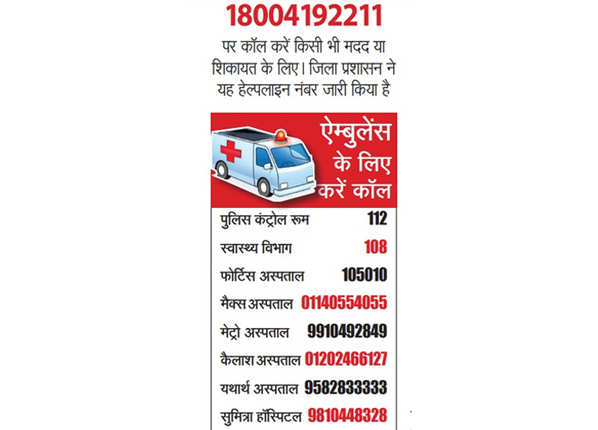 यूपी के कुछ काम के नंबर