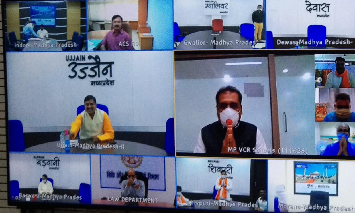 PunjabKesari,Madhya Pradesh Hindi News, Punjab Kesari, Shivraj Singh, First virtual cabinet in MP