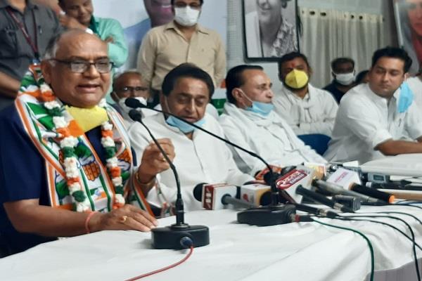 BJP को बड़ा झटका, पूर्व मंत्री के एल अग्रवाल कांग्रेस में हुए शामिल