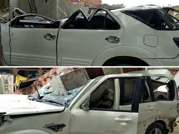 महंगी कारें, ‘किला’… पुलिस ने विकास दुबे का सबकुछ किया जमींदोज