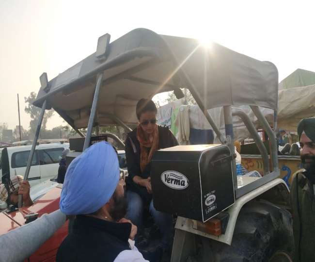 LIVE किसान आंदोलन: किसानों के समर्थन में सिंघु बॉर्डर पहुंची अभिनेत्री गुलपनाग