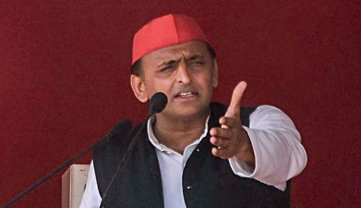 कन्नौज में किसान यात्रा से पहले लखनऊ में अखिलेश यादव का आवास एरिया सील