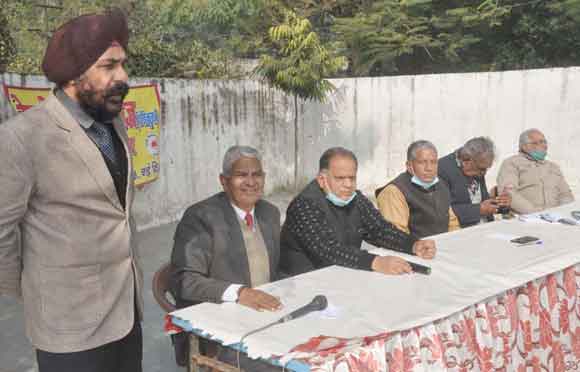 रेलवे पेंशनर्स समाज की मासिक मिलन बैठक सम्पन्न