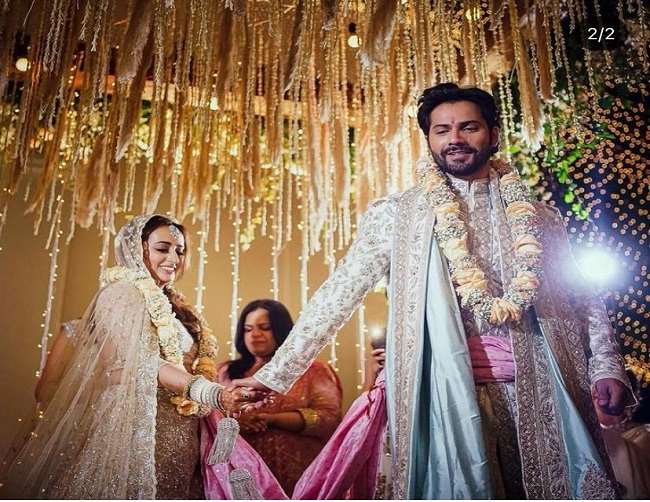 Varun Dhawan Wedding Photos: देखें वरुण धवन और नताशा दलाल की शादी की पहली झलक, तस्वीरें हुई वायरल