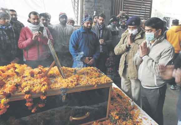 राजकीय सम्मान के साथ किया गया शहीद निशांत शर्मा का अंतिम संस्कार