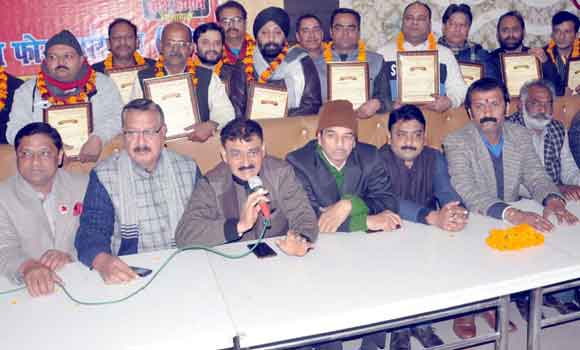 सर्विष्ट गुप्ता बने व्यापारी सुरक्षा फोरम के जिला उपाध्यक्ष