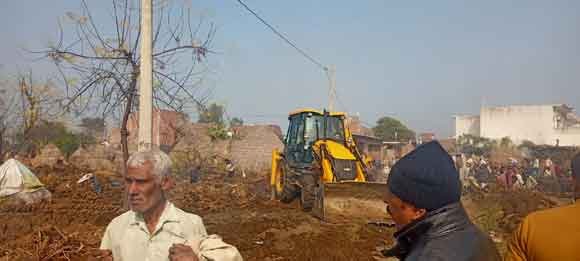 तहसली नकुड़ के ग्राम रानीपुर बरसी में 18 बीघा तालाब की भूमि अवैध कब्जाधारियों से मुक्त