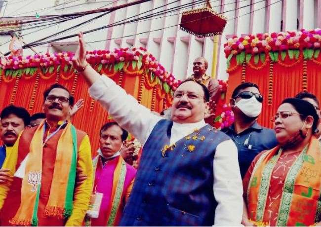 JP Nadda In West Bengal : मालदा में ममता पर बरसे नड्डा, कहा- दीदी ने बंगाल के किसानों के साथ किया अन्याय