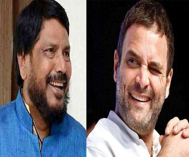 Rahul Gandhi पर Ramdas Athawale की मजेदार चुटकी, हम दो- हमारे दो के लिए शादी तो कीजिए…