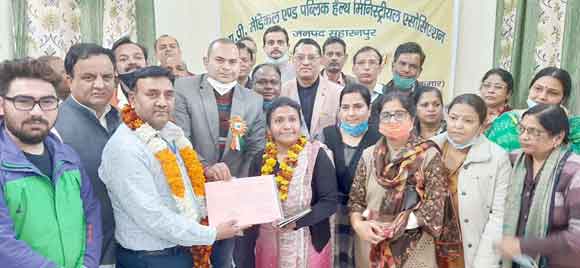 देवकुमार चौथी बार बने मिनिस्ट्रीयल एसोसिएशन के जिलाध्यक्ष