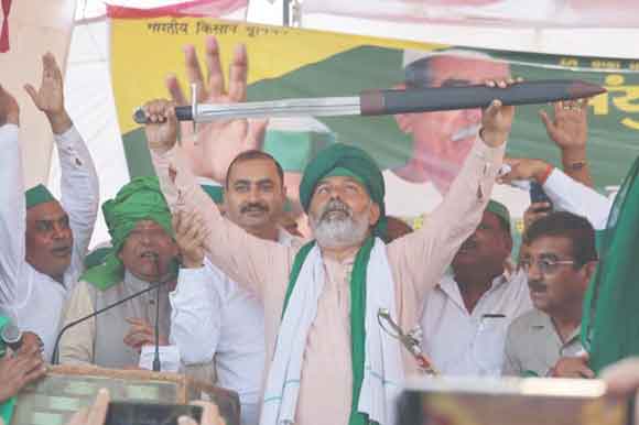 काले कानून वापस लेने तक जारी रहेगा किसानों का आंदोलन: टिकैत