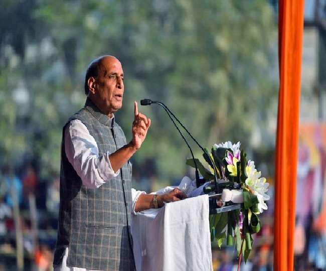 Assam Assembly Election: असम और बंगाल में भाजपा की सरकार बनाने का दम भरते नजर आए राजनाथ सिंह
