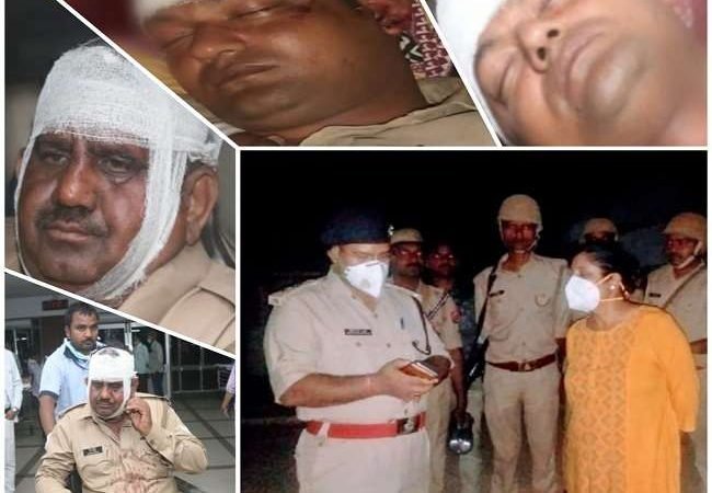 कानपुर देहात में आरोपित को पकडऩे गई पुलिस टीम पर पथराव, चौकी इंचार्ज, कांस्टेबल और महिला घायल