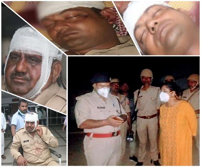 कानपुर देहात में आरोपित को पकडऩे गई पुलिस टीम पर पथराव, चौकी इंचार्ज, कांस्टेबल और महिला घायल