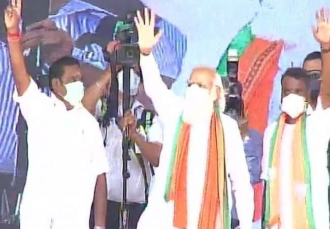 LIVE: तमिलनाडु में बोले प्रधानमंत्री मोदी, एक तरफ एनडीए का विकास, दूसरी ओर कांग्रेस और डीएमके का वंशवाद का एजेंडा
