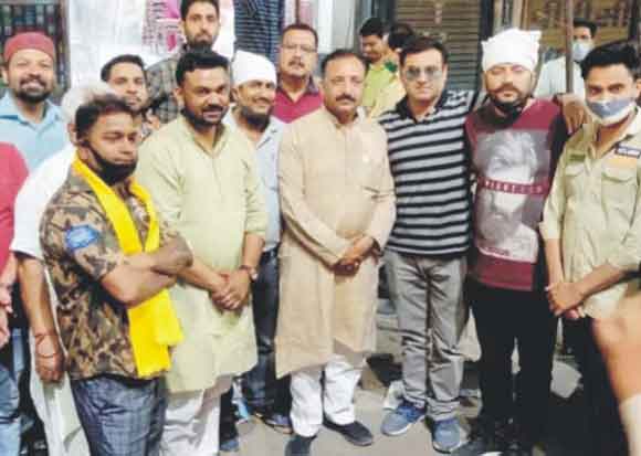 दमड़ी यात्रा का भाजपाइयों ने किया भव्य स्वागत