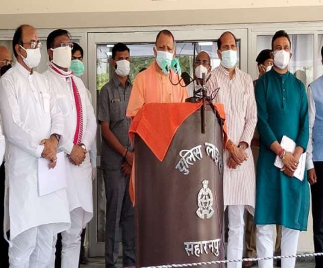सहारनपुर में बोले सीएम योगी- इस वजह से UP में नहीं लगाया संपूर्ण लाकडाउन