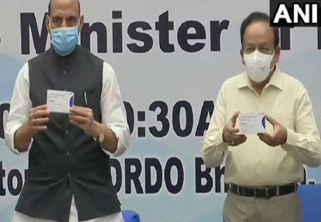 कोविड मरीजों की दवा 2 DG स्वास्थ्य मंत्री व रक्षा मंत्री ने की जारी, DRDO ने किया है विकसित