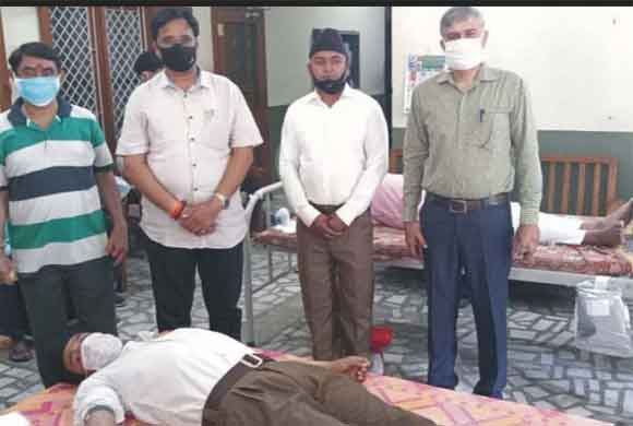 शिविर में किया 41 लोगों ने स्वैच्छिक रक्तदान