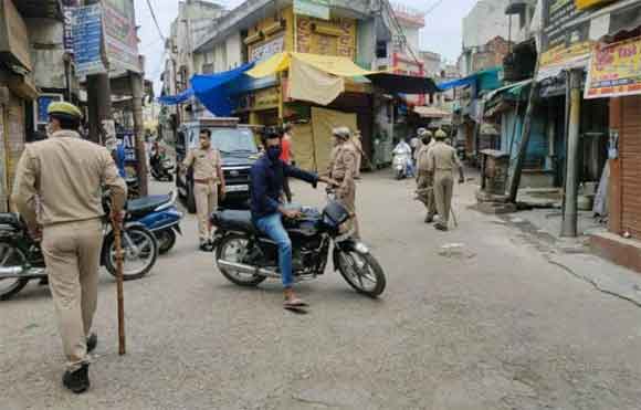 लॉक डाउन का उल्लंघन करने वालो से वसूल किये 18 हजार रुपये