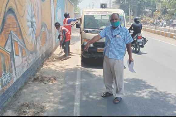 मुख्यमंत्री के आगमन पर निगम ने चलाया विशेष सफाई अभियान