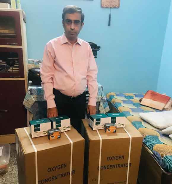 ऑक्सीजन की कमी को दूर करने के लिए दो ओर कंस्ट्रेटर मिले