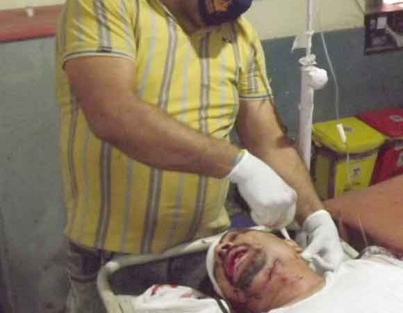 ट्रैक्टर-ट्राली की चपेट में आकर बाइक सवार की मौत, दंपती घायल