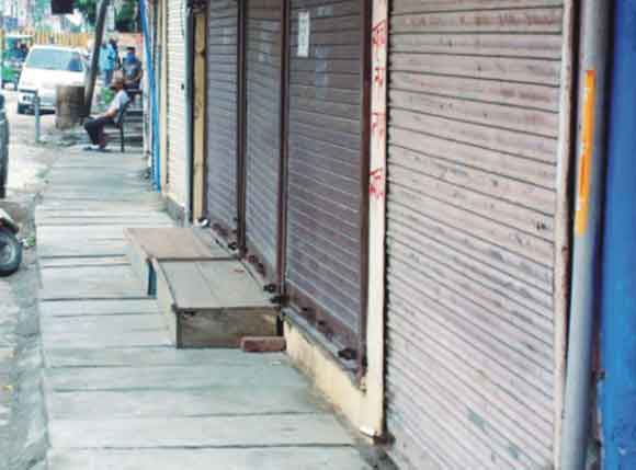 लॉकडाउन के दौरान सडक़ों पर पसरा सन्नाटा