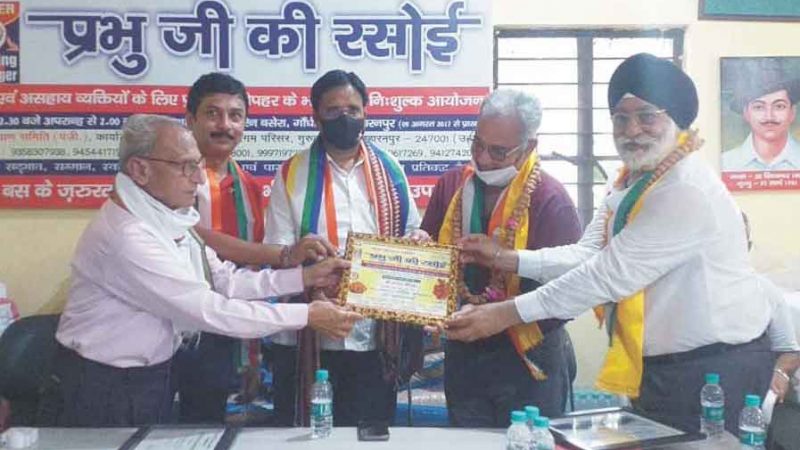 दूसरे राज्यों के सहयोगकर्ताओं के लिए भी सेवा का केन्द्र बन चुका है प्रभु जी की रसोई: महापौर