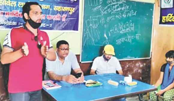 प्रशिक्षणार्थियों को दिया नागरिक सुरक्षा का प्रशिक्षण