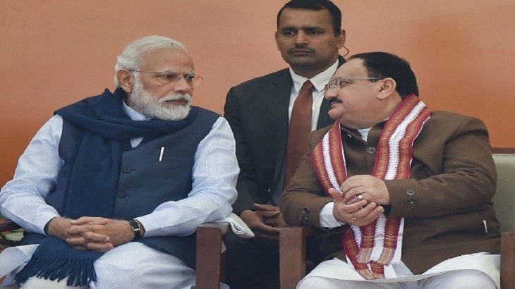 नड्डा और बीजेपी महासचिवों ने की PM मोदी से भेंट, चुनावी तैयारियों पर हुई चर्चा
