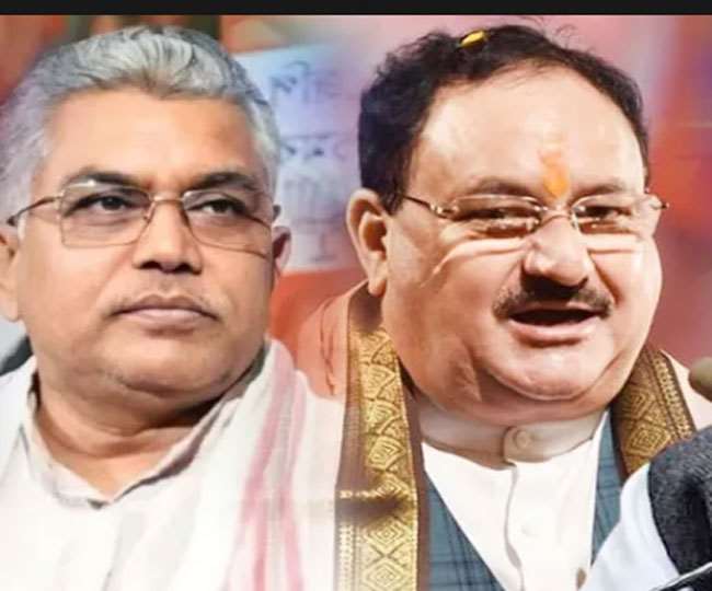 बंगाल भाजपा में घमासान के बीच जेपी नड्डा ने दिलीप घोष को दिल्ली बुलाया, आज होगी बैठक