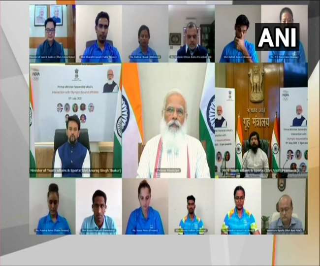 टोक्यो ओलंपिक जाने वाले खिलाड़ियों से पीएम मोदी ने की बात, बोले- अपेक्षाओं के बोझ तले दबने की जरूरत नहीं