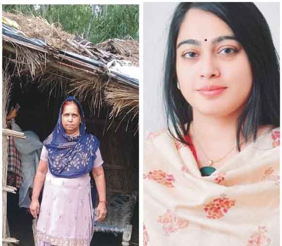 गरीब विधवा महिला को घर बनवाकर देने की घोषणा