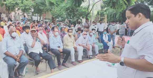 मेयर ने की खलासी लाइन के एमआरएफ सेंटर को पार्क बनाने की घोषणा