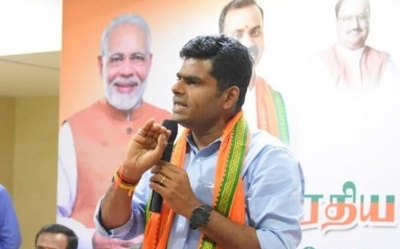 तमिलनाडु भाजपा के नए अध्यक्ष के. अन्नामलाई शुक्रवार को संभालेंगे कार्यभार