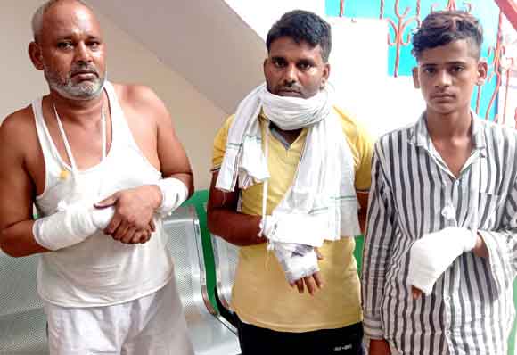 मस्जिद के नल में मोटर लगाने को लेकर हुयी मारपीट में चार घायल