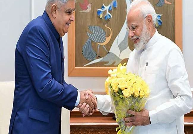 अचानक दिल्ली के दौरे पर गए बंगाल के राज्यपाल जगदीप धनखड़ ने पीएम मोदी से की मुलाकात