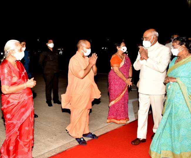 चार दिवसीय दौरे के बाद राष्ट्रपति रवाना, राज्यपाल और मुख्यमंत्री ने एयरपोर्ट तक छोड़ा