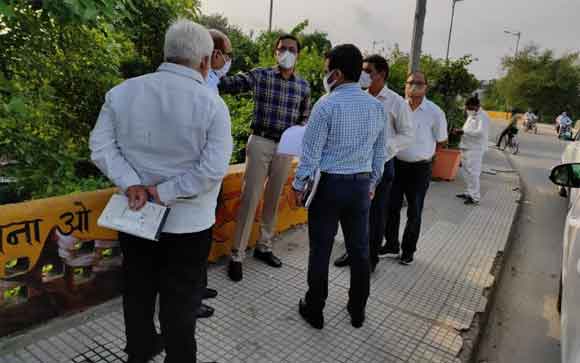 कोर्ट रोड पुल का सौन्दर्यीकरण कराया जायेंगा – मण्डलायुक्त