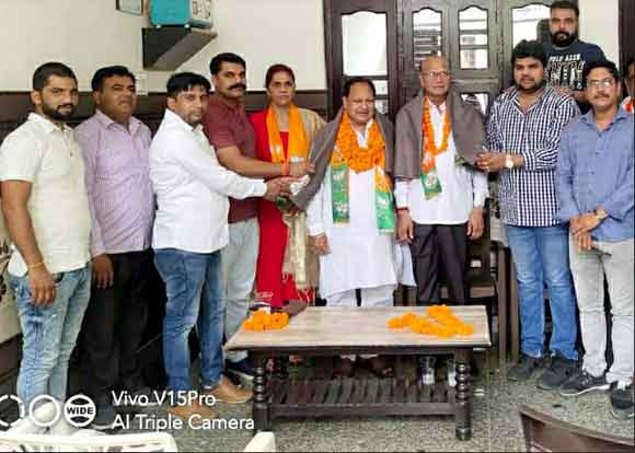 दीपक राज सिंघल व डा0 सुखपाल सिंह का स्वागत