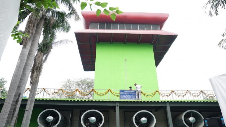दिल्ली में देश का पहला स्मॉग टॉवर तैयार, सीएम अरविंद केजरीवाल ने किया उद्घाटन