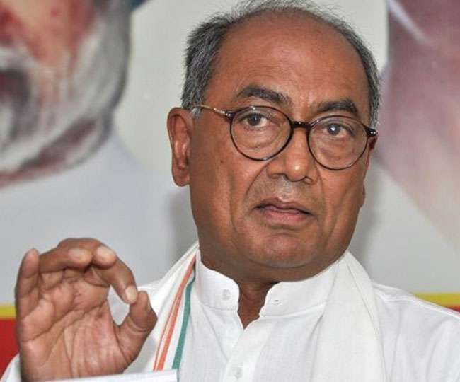पटना में दिग्विजय सिंह का विवादित बयान, कांग्रेस को लायक तो बीजेपी को बताया नालायक संतान