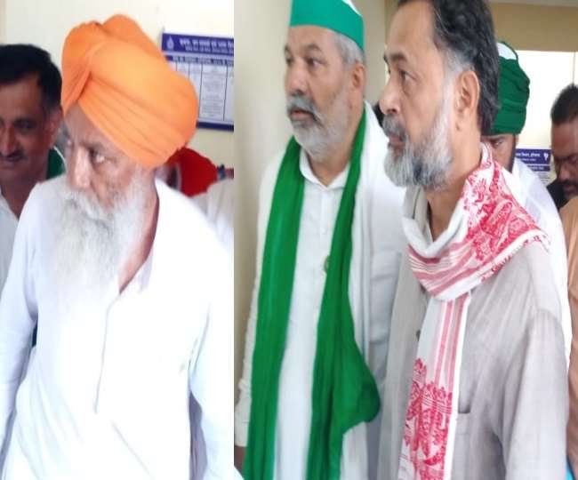 Kisan Mahapanchayat LIVE: प्रशासन से वार्ता को पहुंची टिकैत, चढ़ूनी और योगेंद्र यादव की 11 सदस्‍यीय कमेटी, जानिए क्‍या कहा