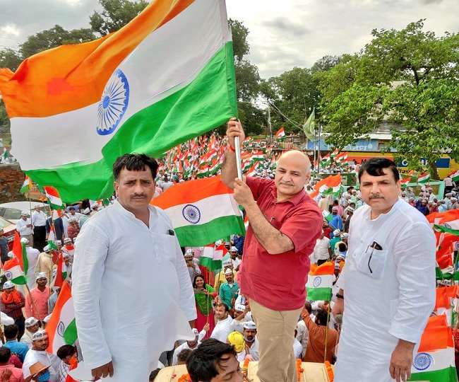 आम आदमी पार्टी का विधानसभा चुनाव का अभियान शुरू, अयोध्या से निकाली गई तिरंगा संकल्प यात्रा