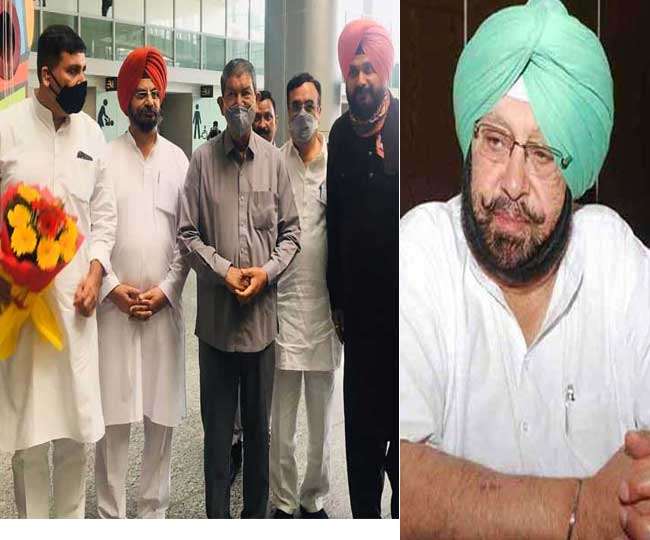 राज्‍यपाल को इस्‍तीफा देने राजभवन पहुंचे सीएम कैप्‍टन अमरिंदर, मी‍डिया से करेंगे बात