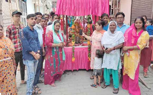 श्रद्धा व आस्था के साथ किया गणेश प्रतिमाओं का विसर्जन